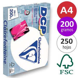 Papel A4 200 gramos DCP Clairefontaine