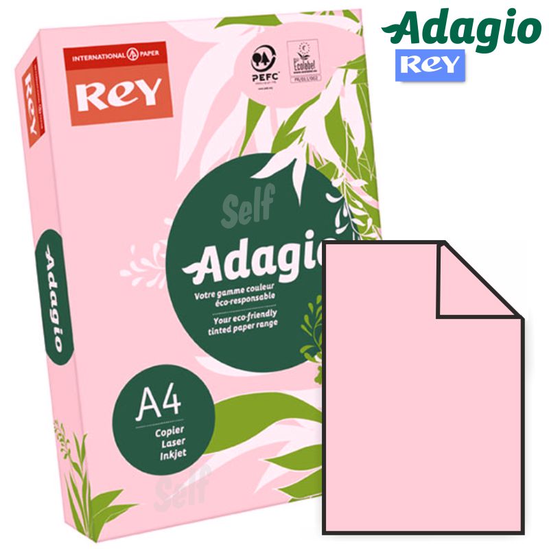 papel adagio rey rosa clarito 07 din a4 500 hojas