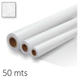 Papel continuo blanco rollo 100 cms x 50 metros