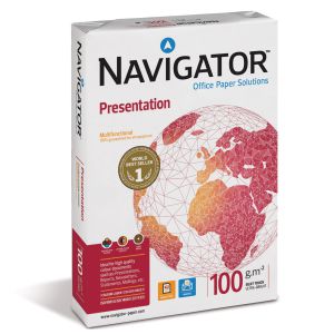 Papel Din A4 100 gramos, Navigator Presentation 500 Hojas