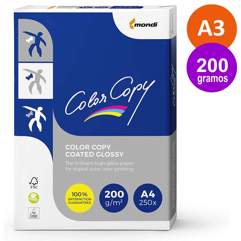 Comprar Papel Laser Din A3 200 gramos Colorcopy Glossy brillante
