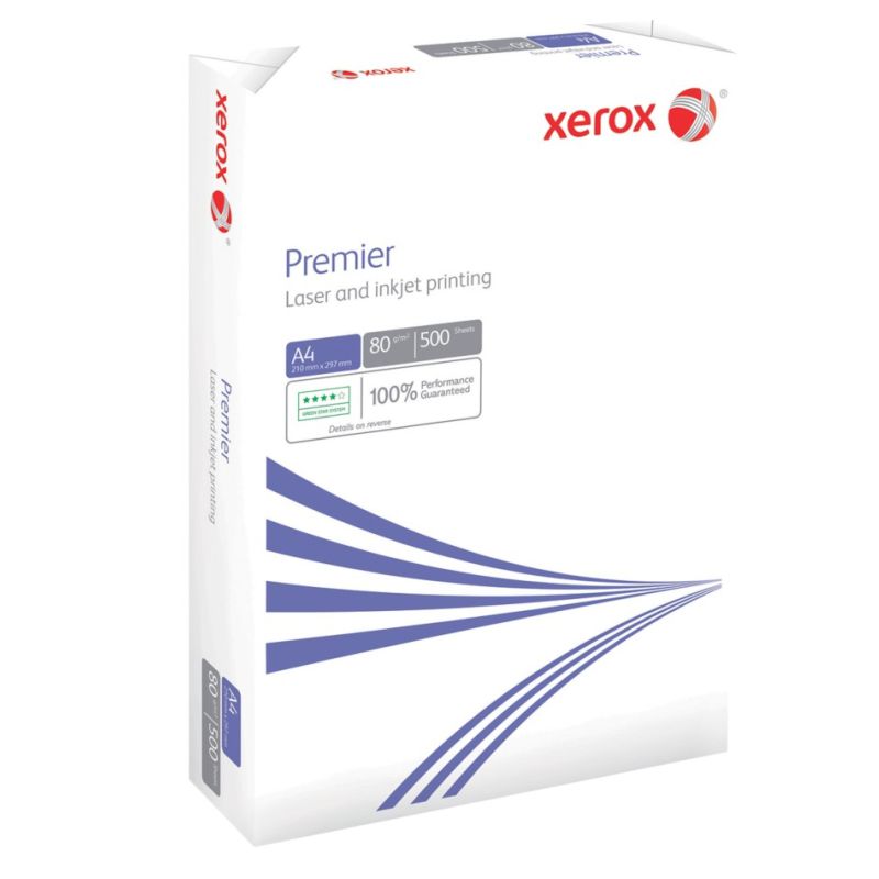 Comprar Papel Xerox Premier, Sin atascos,Ultrablanco, Din A4, 80 grs