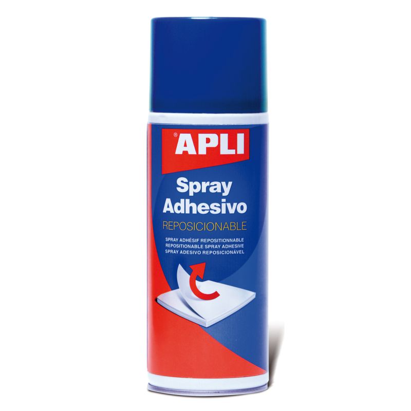 Comprar Pegamento en spray, Adhesivo reposicionable, Apli, 400ml