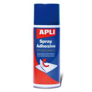 Pegamento en spray, Adhesivo reposicionable, Apli, 400ml