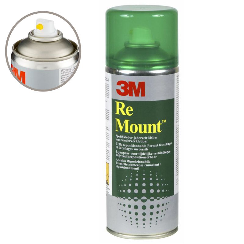Comprar Pegamento Spray 3M ReMount removible indefinidamente