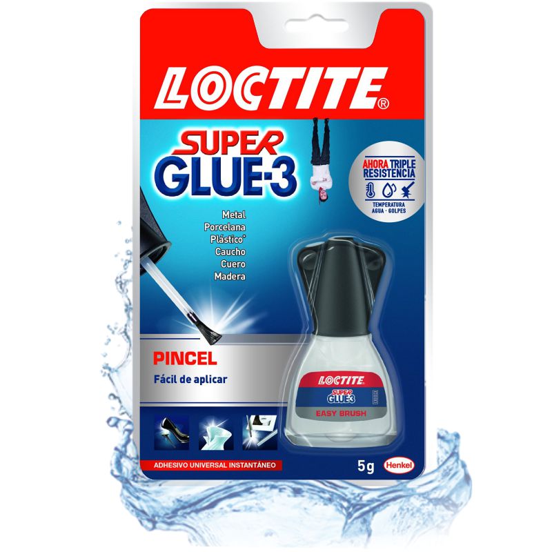 Comprar Loctite Super Glue con pincel, 5 gramos. Pegamento