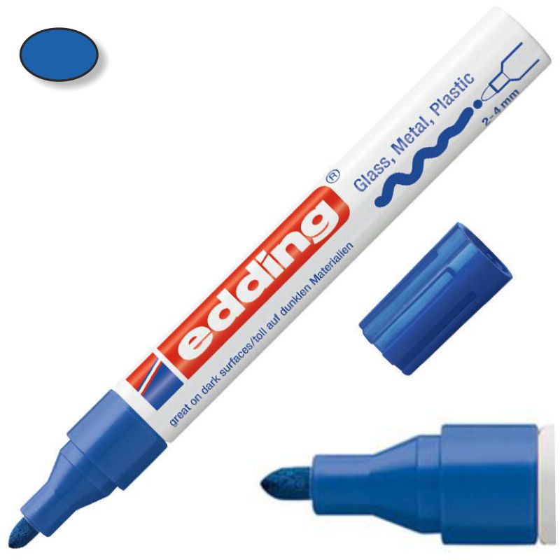 Permanente Edding 750-03 Opaco Azul