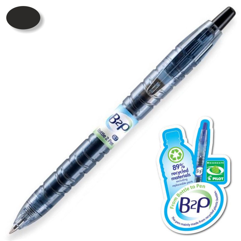 Pilot B2P Gel Bottle 2 Pen Begreen bolígrafo Negro