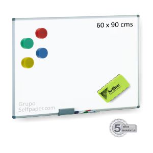Pizarra blanca magntica  60x90