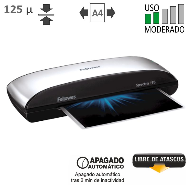 Fellowes 53074 – Fundas de plastificar A4 125 micras (100 unidades