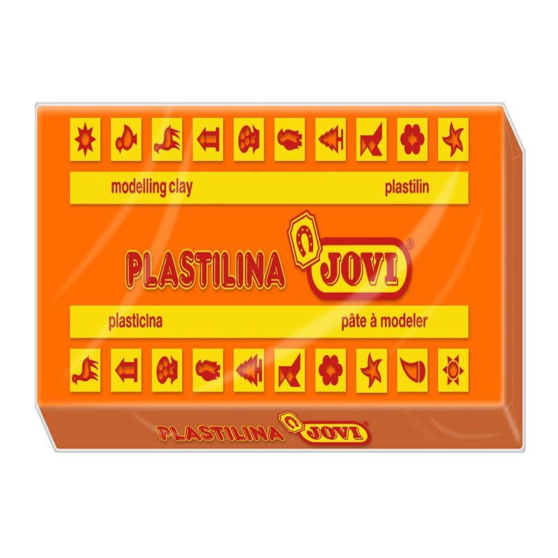 Plastilina Jovi Grande 350grs Naranja