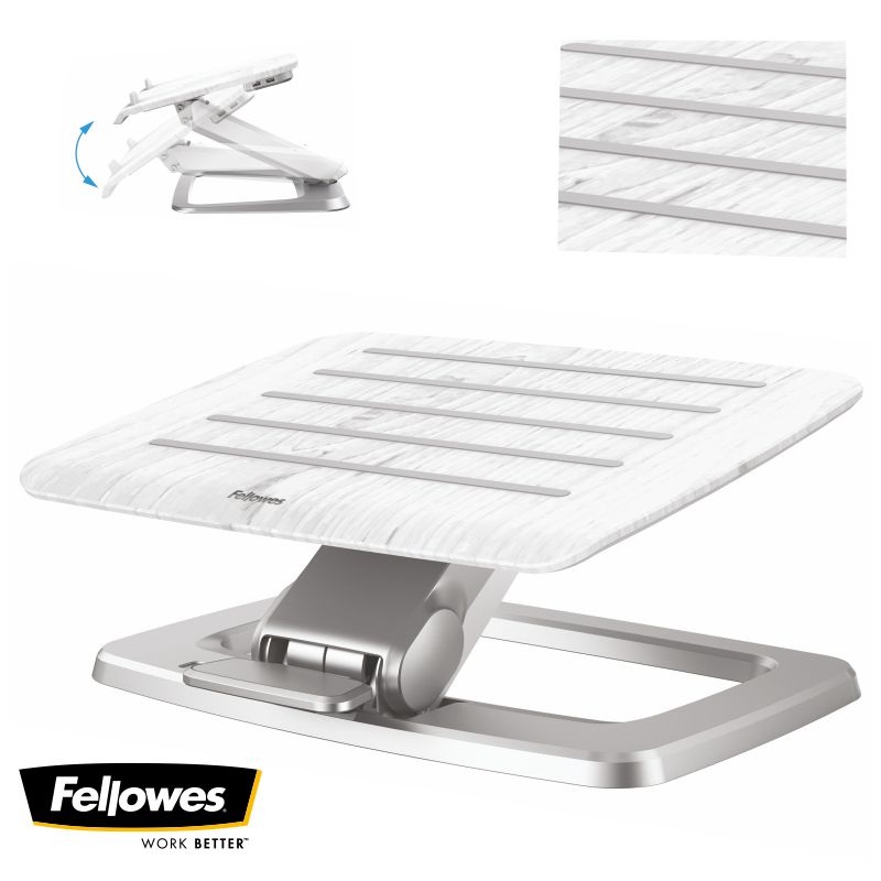 Reposapis Autoajustable automtico Fellowes Hana blanco