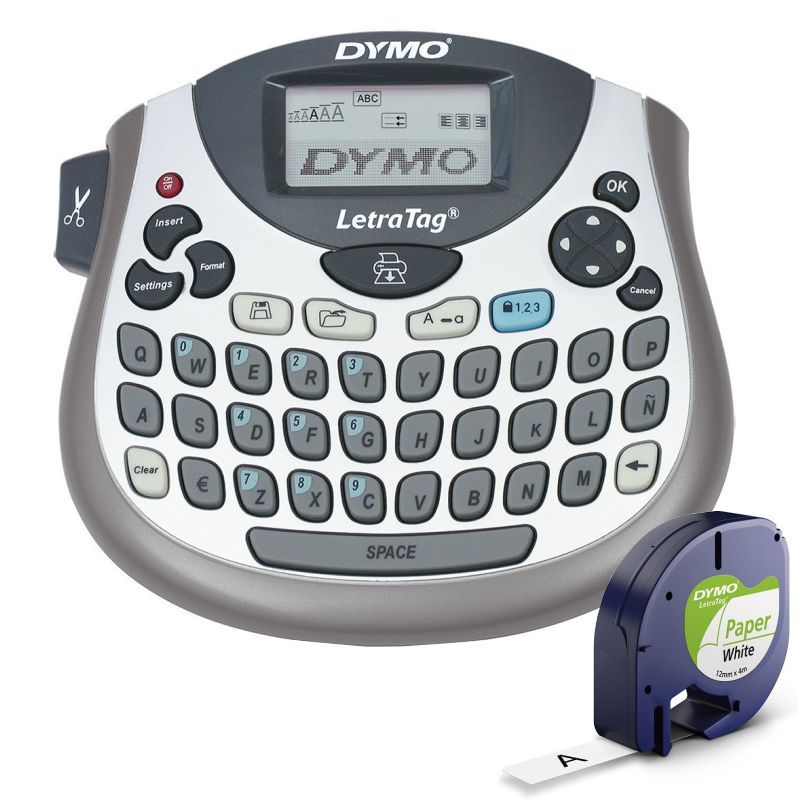Cha aquí Series de tiempo Rotuladora Dymo Letratag LT-100T Plus teclado Qwerty, Selfpaper.com.