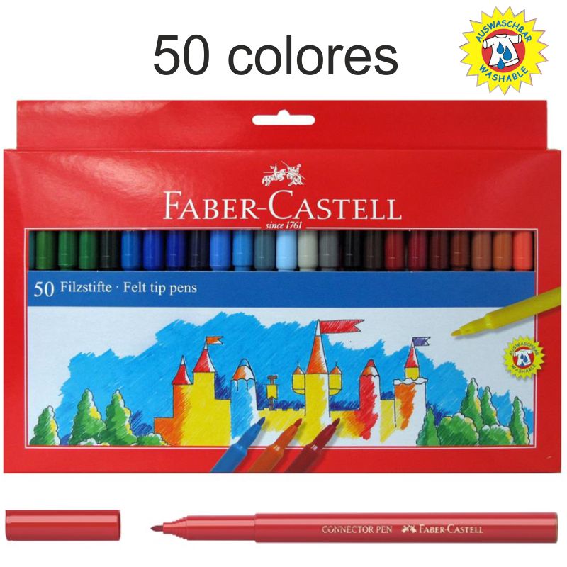 ROTULADORES FABER CASTELL GRIP COLOUR 20 COLORES