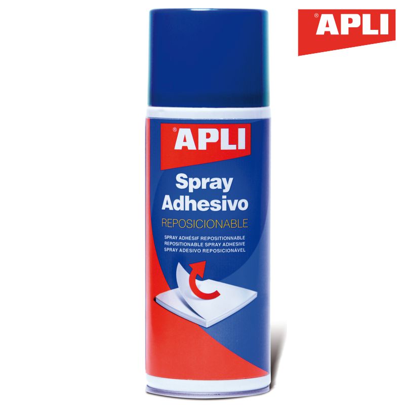 spray pegamento adhesivo reposicionable apli 12088