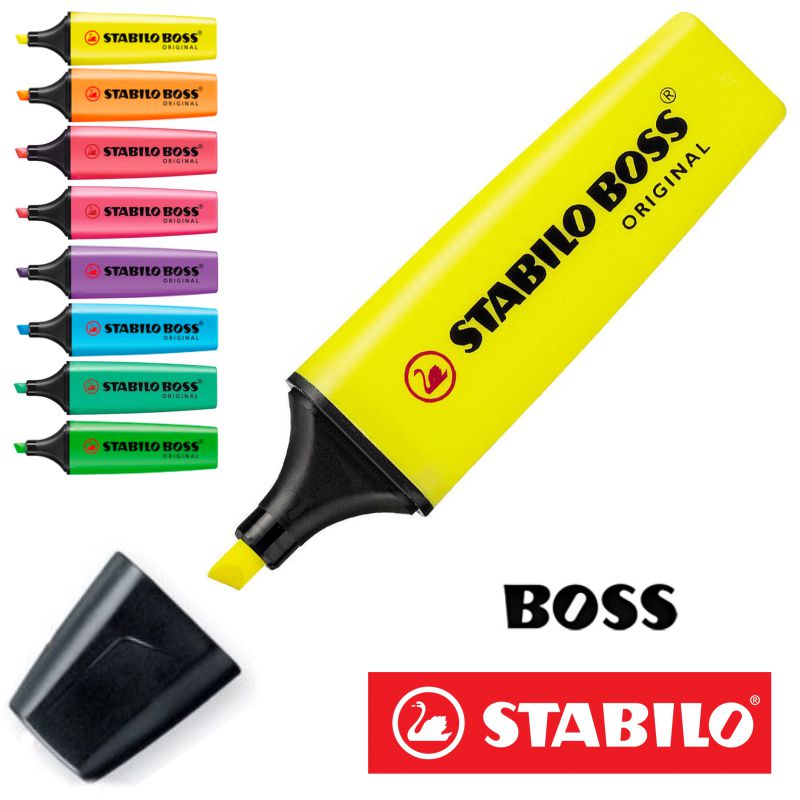 stabilo boss original marcador fluorescente