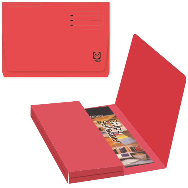 Subcarpeta Gio Pocket Kanguro Folio rojo 32603