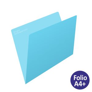 Subcarpetas de cartulina tamaño folio Paquete 50 uds azul