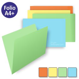 Subcarpetas de cartulina de colores Folio