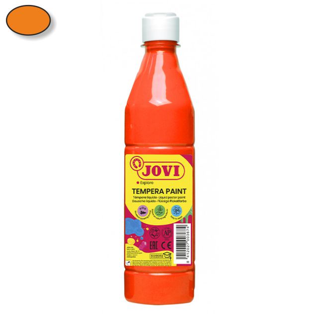Tempera Jovi Botella 500 Cm3 Naranja 506-06