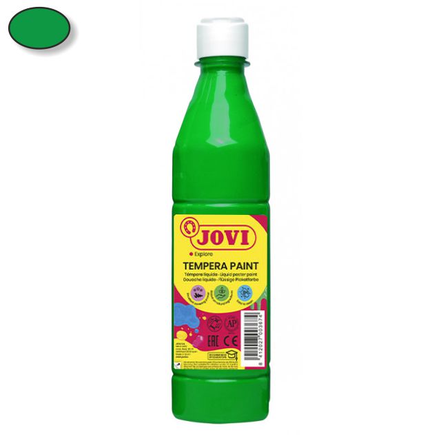 Tempera Jovi Botella 500 Cm3 Verde Medio/claro 506-17