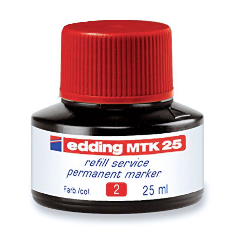Tinta Edding MTK-25 Sistema Capilar - Rojo