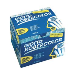 Tizas Giotto Robercolor antipolvo caja 100 blancas