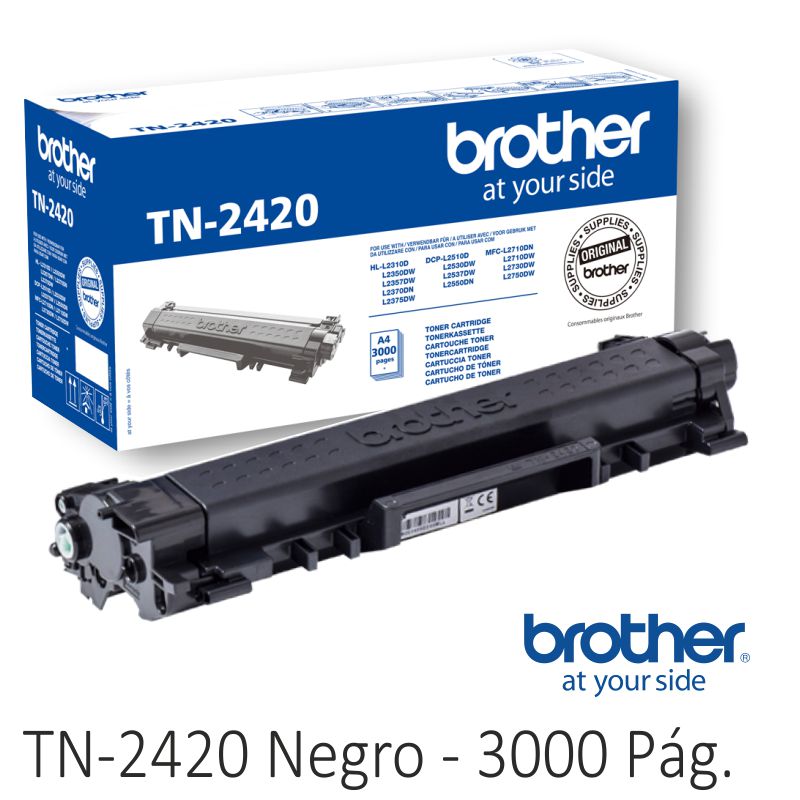Comprar Toner Brother TN-2420 Original alta capacidad TN-2410