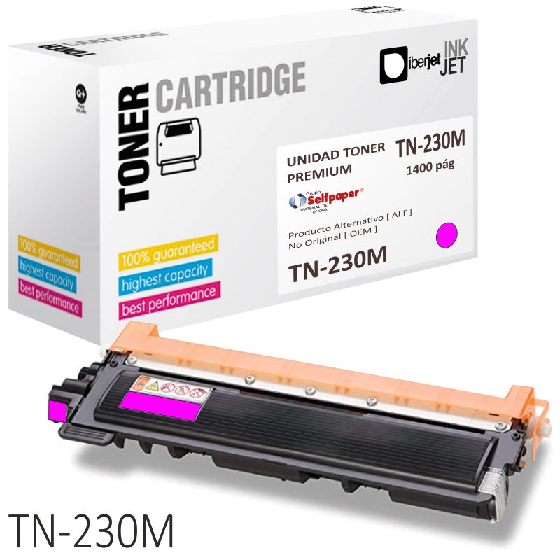 Comprar Toner compatible Brother TN230M color Magenta 1400 Páginas