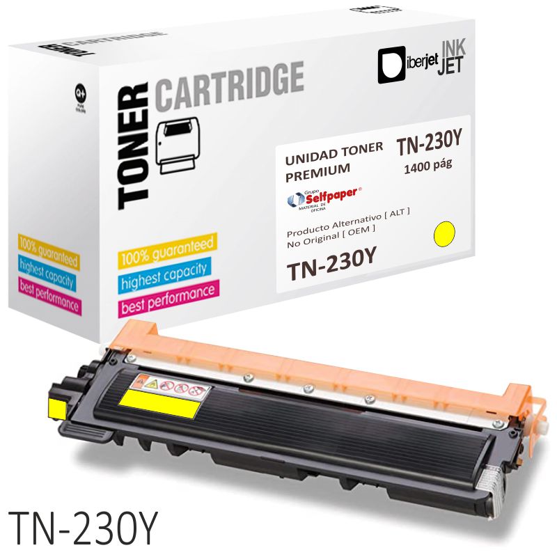 Comprar Toner compatible Brother TN230Y color amarillo 1400 páginas