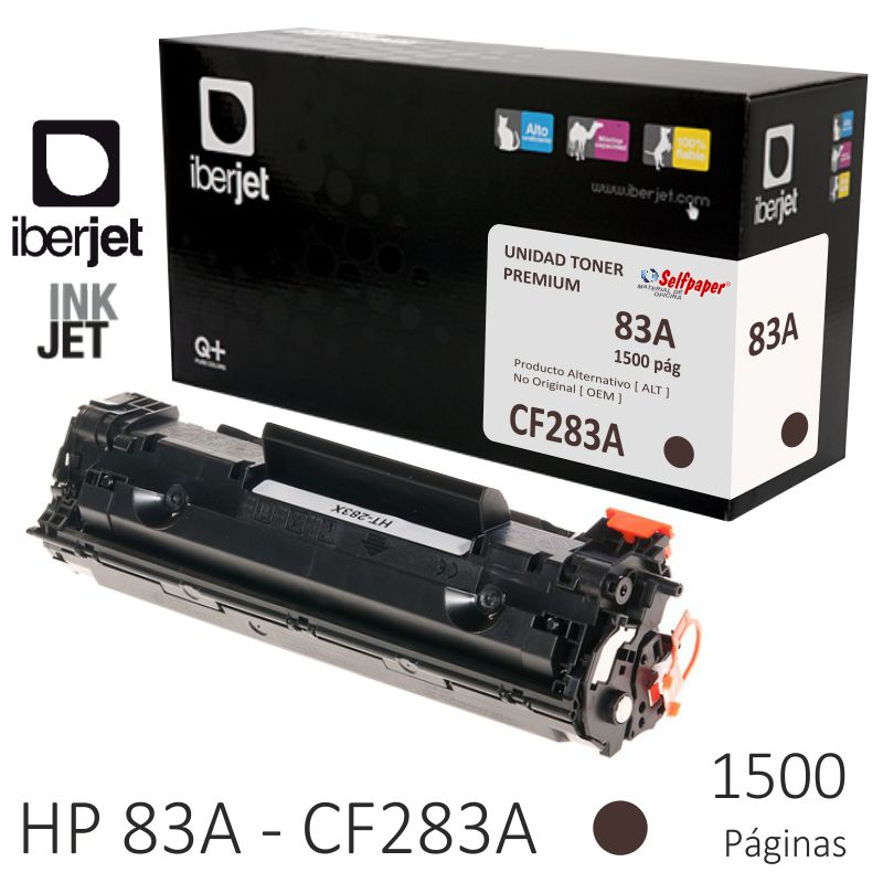 HP 83A compatible, Toner CF283A 1500 páginas, Selfpaper.com.