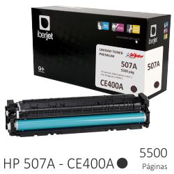 Toner Compatible HP 507A negro HP CE400A 5500 Páginas