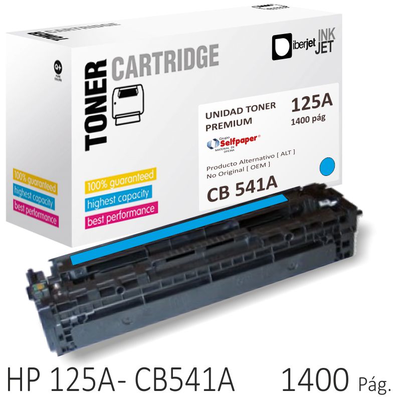 Toner Compatible HP CB541A Azul Cyan laserjet Cp1215