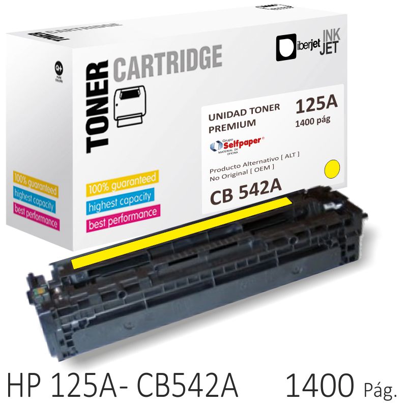 Comprar Toner Compatible HP CB542A 125A Amarillo