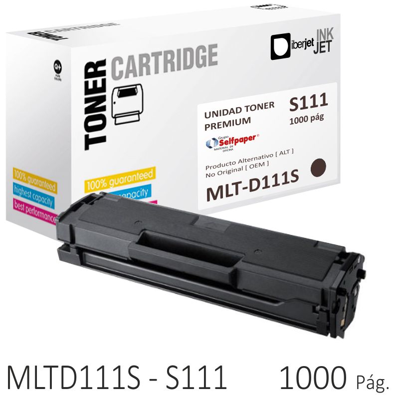 Compatible Samsung MLTD111, S111, Toner 1000 Páginas, Selfpaper.com.