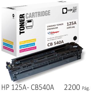 Toner HP CB540A compatible 125A - laserjet CP1215 CP1515N