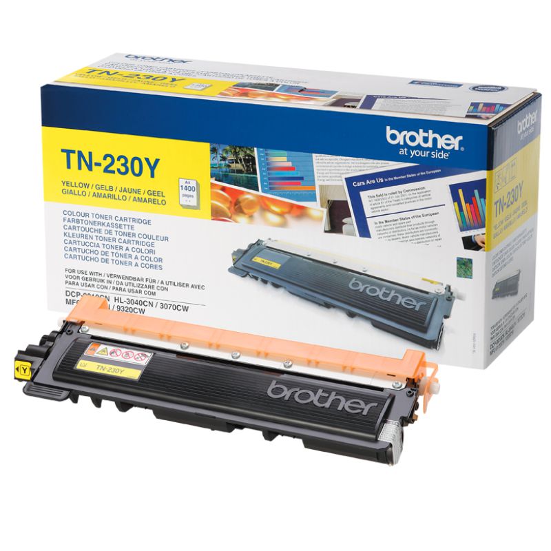 Comprar Toner impresora Brother TN230Y color Amarillo 1400 páginas